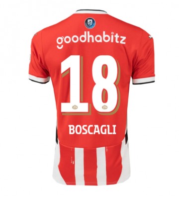 PSV Eindhoven Olivier Boscagli #18 Primera Equipación 2024-25 Manga Corta